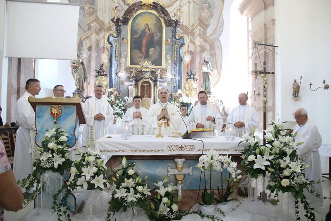 Proslava župne svetkovine Uznesenja Marijina u Bednji